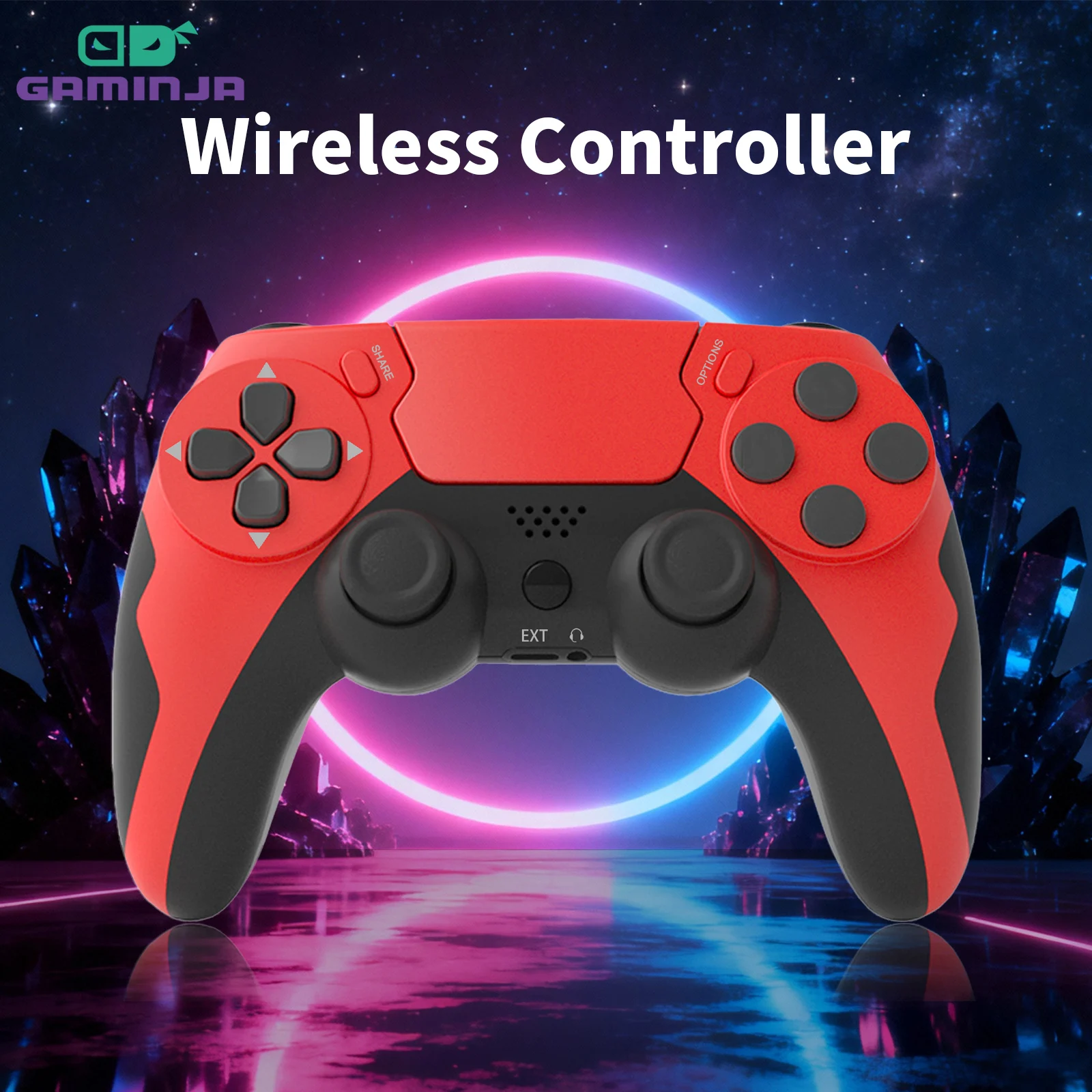 Gaming Console Best - GAMINJA New Wireless Gamepad P48 with