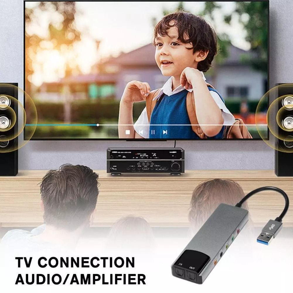 Gaming Console For Pc - New USB Sound Card 7.1 5.1