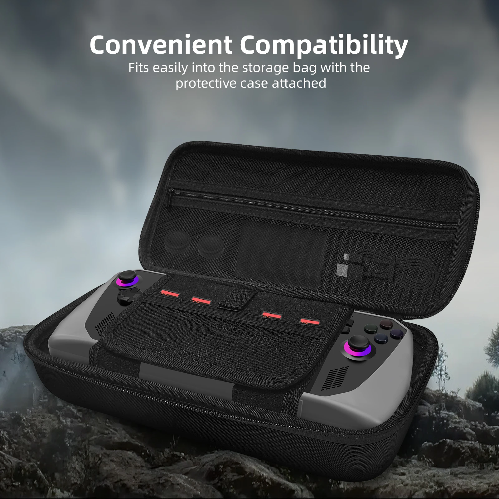 Gaming Console Asus Rog - Portable EVA Carrying Case Shockproof Game