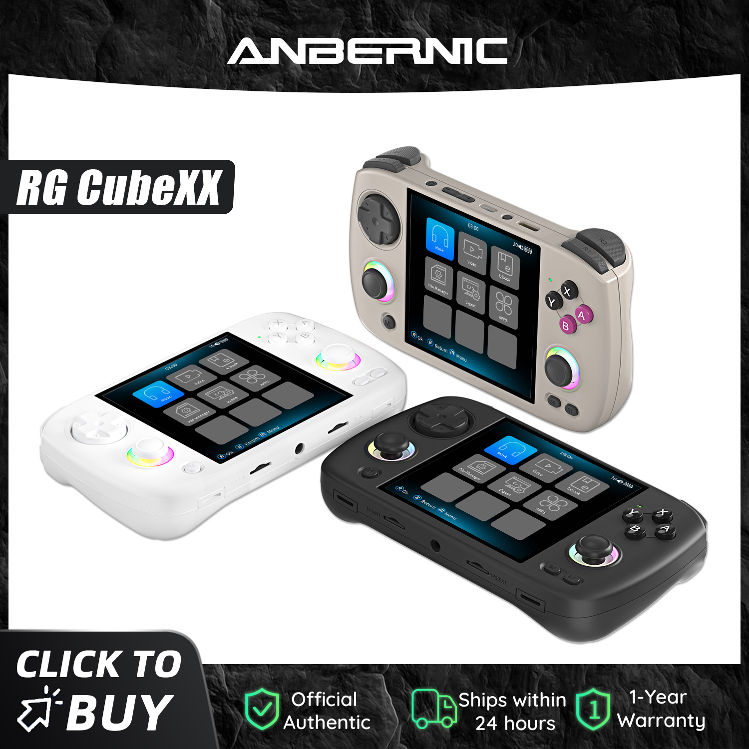 Gaming Console Gta - Anbernic RG CubeXX Retro Handheld Game