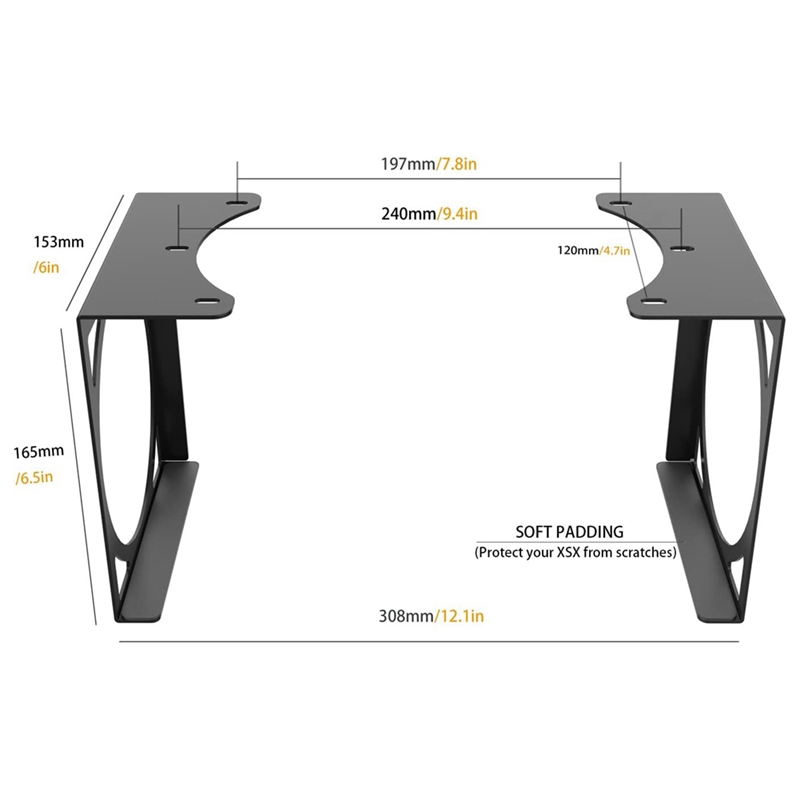 Gaming Console All - Game Console Stand Under Desk Holder