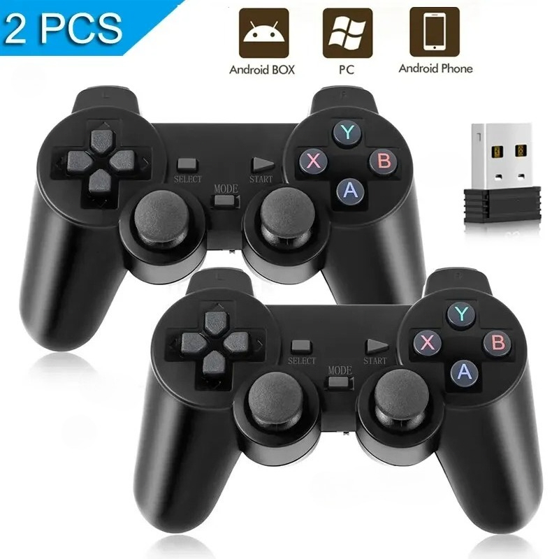 Gaming Console Cabinet - 1PC/2PCS 2.4G USB Wireless Gamepad Joystick