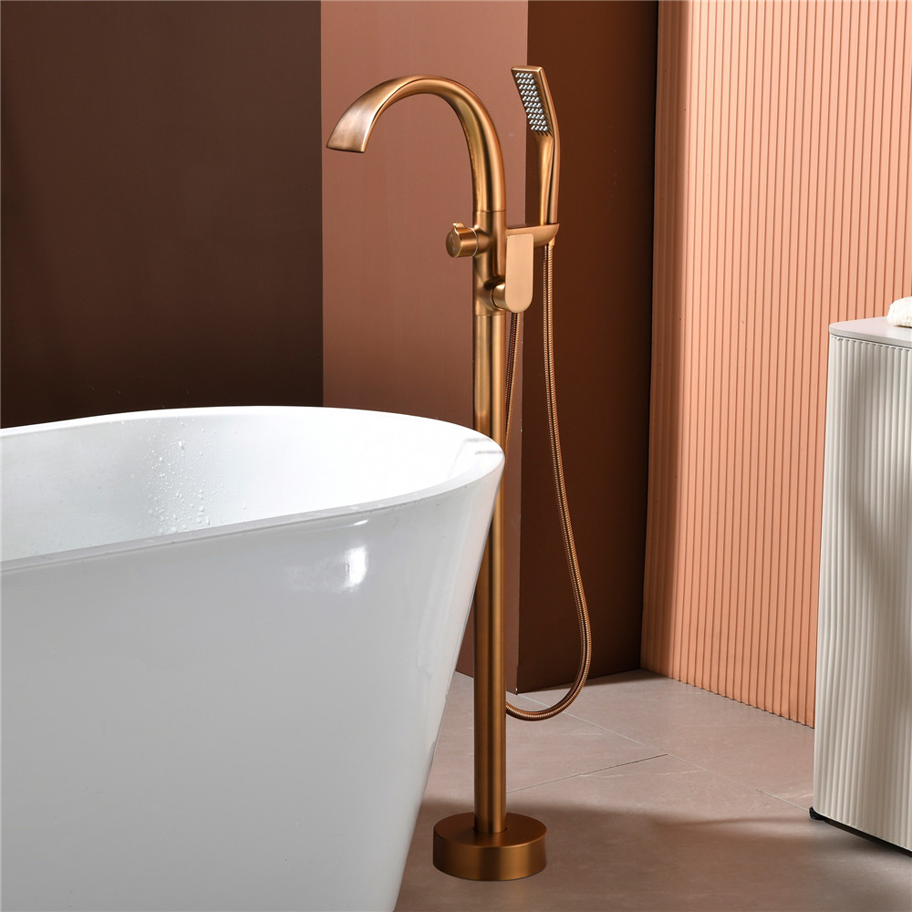 Controller Stand Holder - Brushed Rose Gold Bathtub Faucet Set