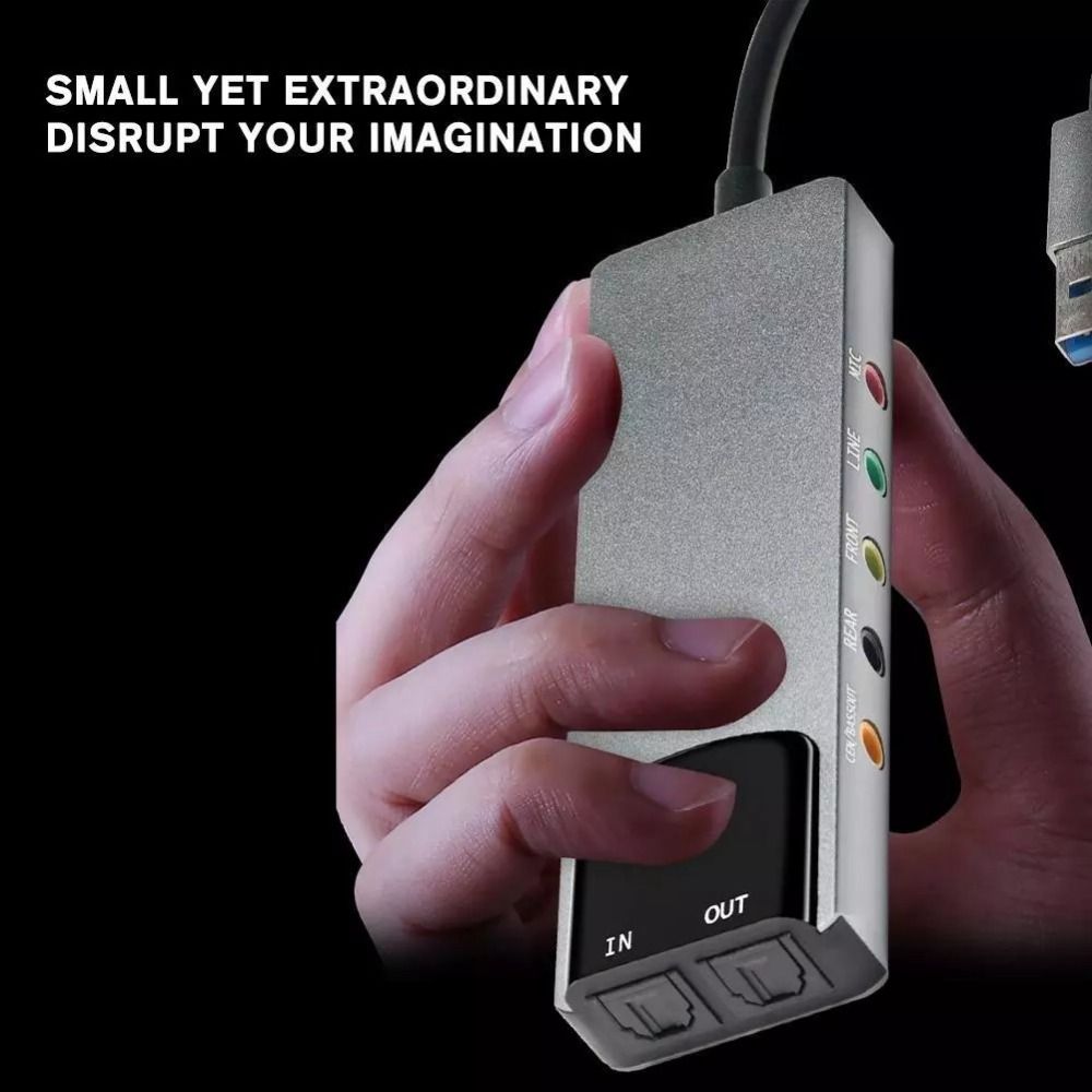 New USB Sound Card 7.1 5.1 Cha - đánh giá và giá Gaming Console For Pc