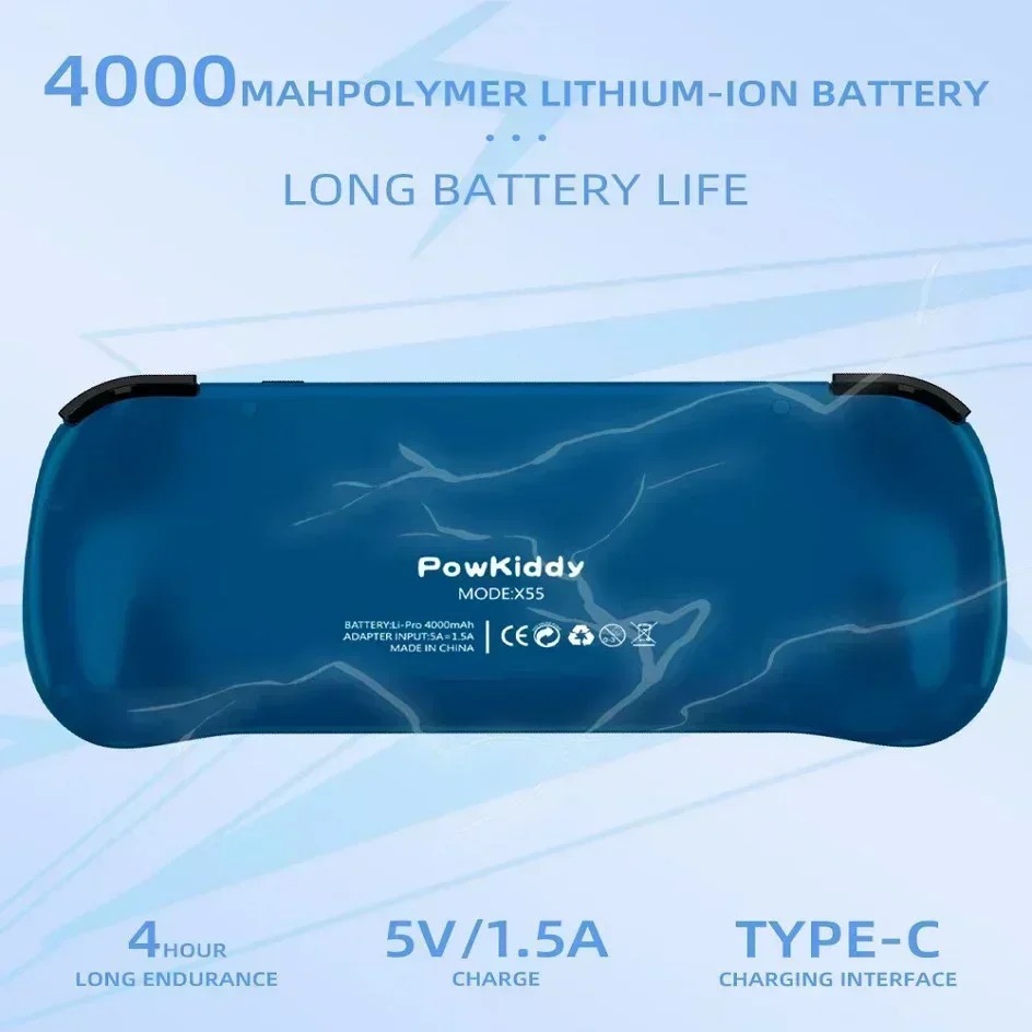 POWKIDDY X55 Handheld Game Con - đánh giá và giá Gaming Console For Sale