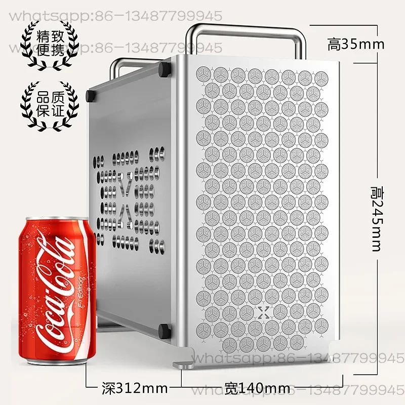 B2 all aluminum ITX case, port - đánh giá và giá Gaming Console All