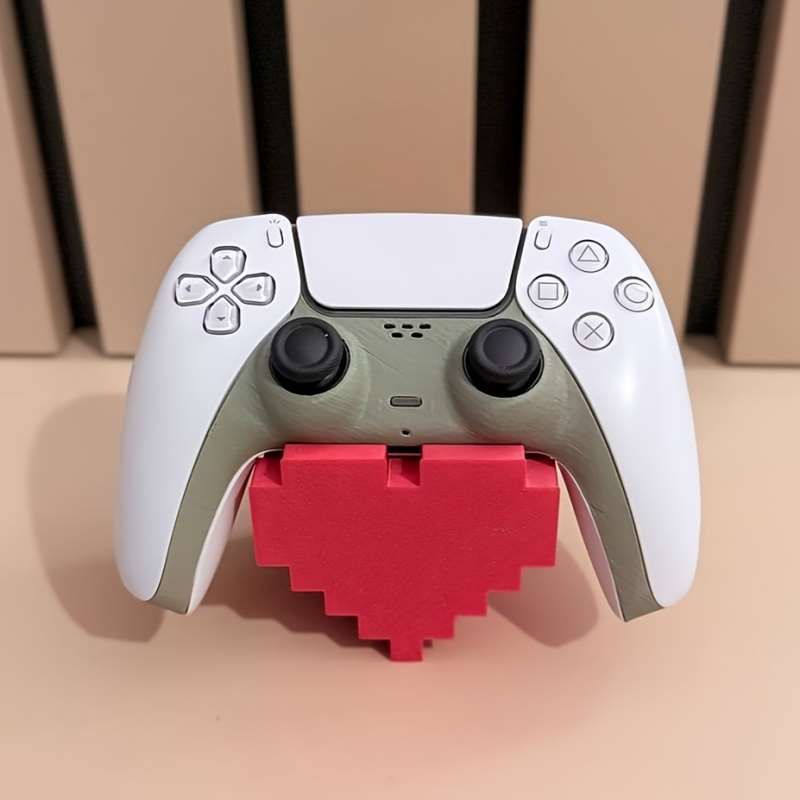 Retro Heart Shaped Game Contro - đánh giá và giá Controller Stand Holder