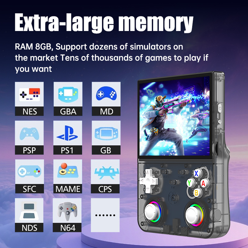 R36 Ultra X Retro Handheld Vid - đánh giá và giá Gaming Console Gta
