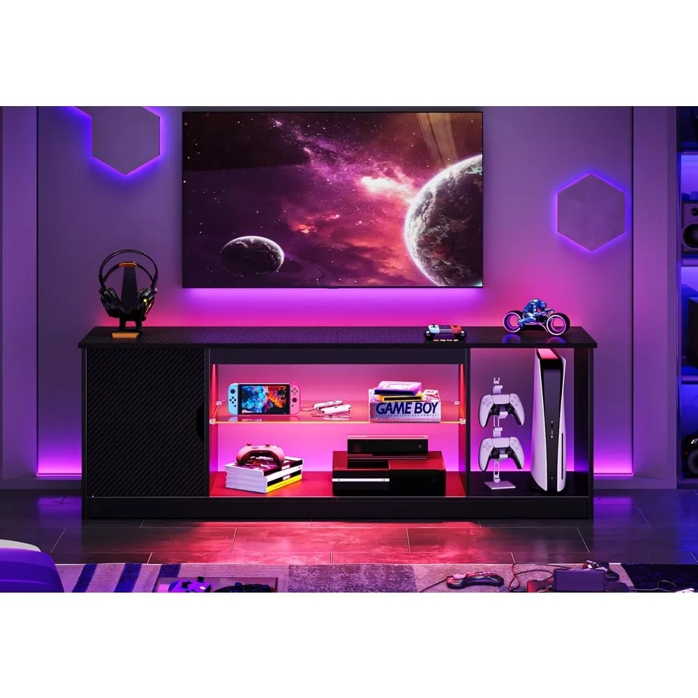 Bestier Led Entertainment Cent - đánh giá và giá Gaming Console Cabinet