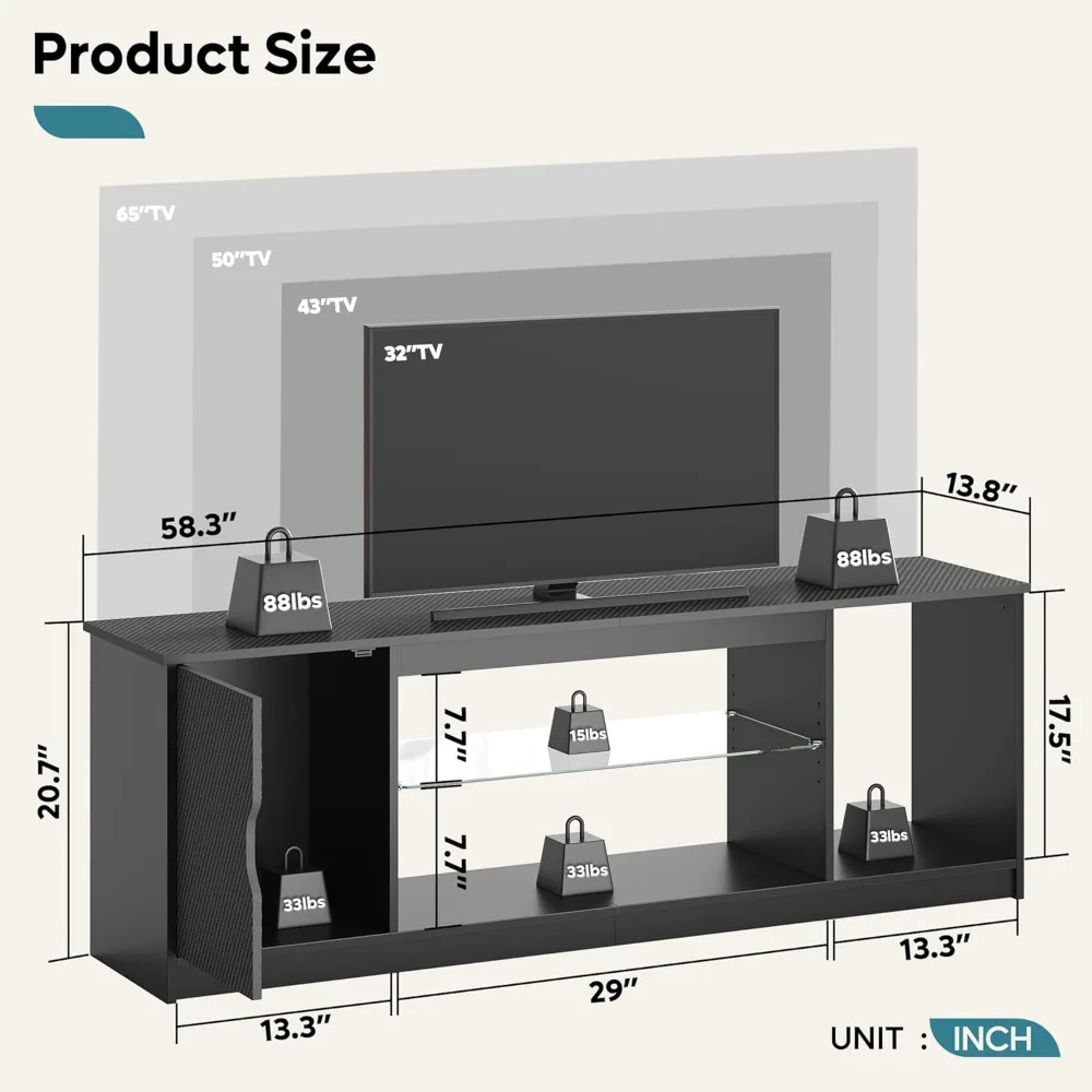 Bestier Led Entertainment Cent - đánh giá và giá Gaming Console Cabinet