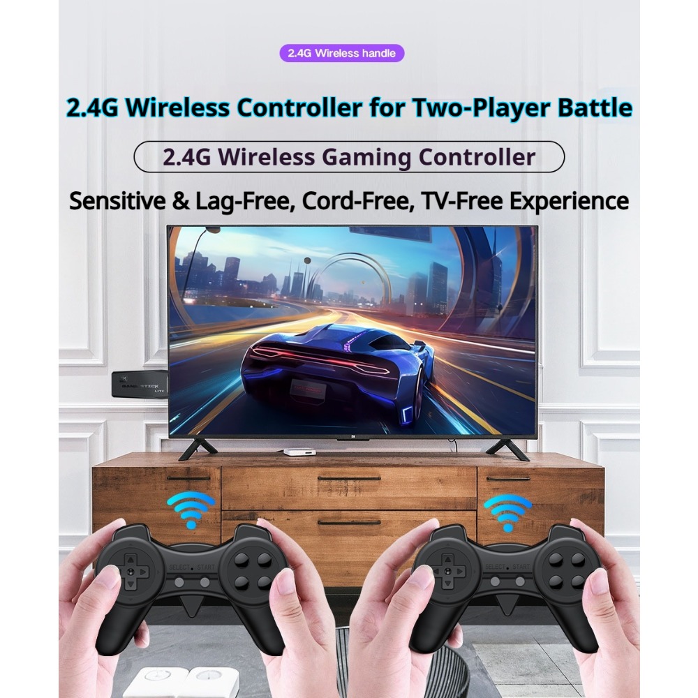 Portable 4K Retro Game Stick C - đánh giá và giá Gaming Console For Sale