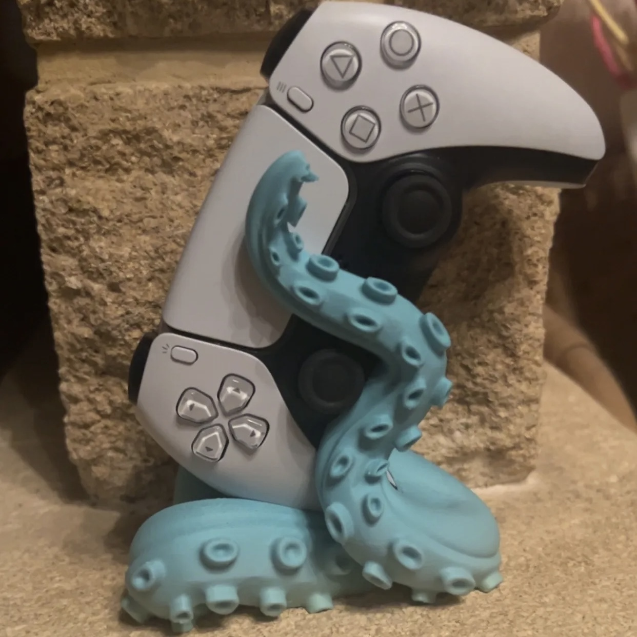 3D Printed Octopus Game Contro - đánh giá và giá Controller Stand Holder