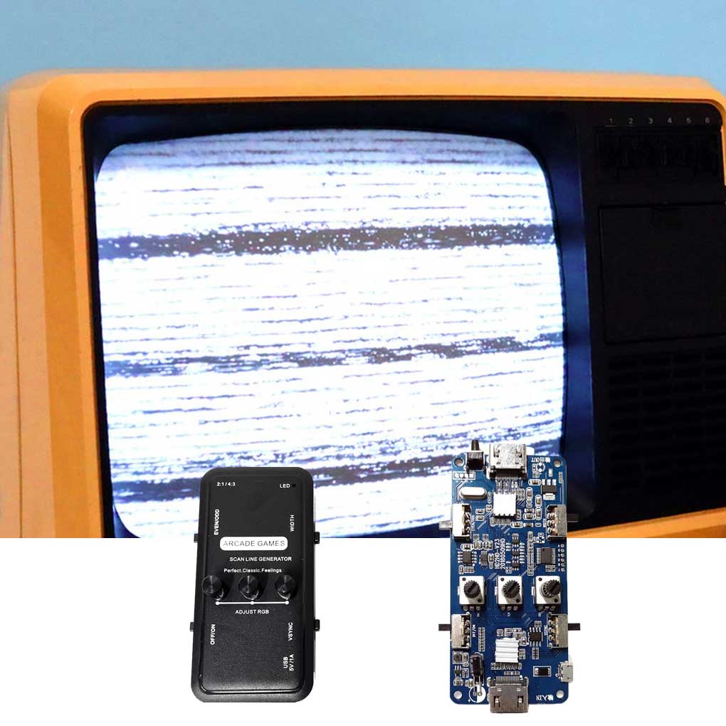 Adjustable Scanline Generator  - đánh giá và giá Gaming Console Generations