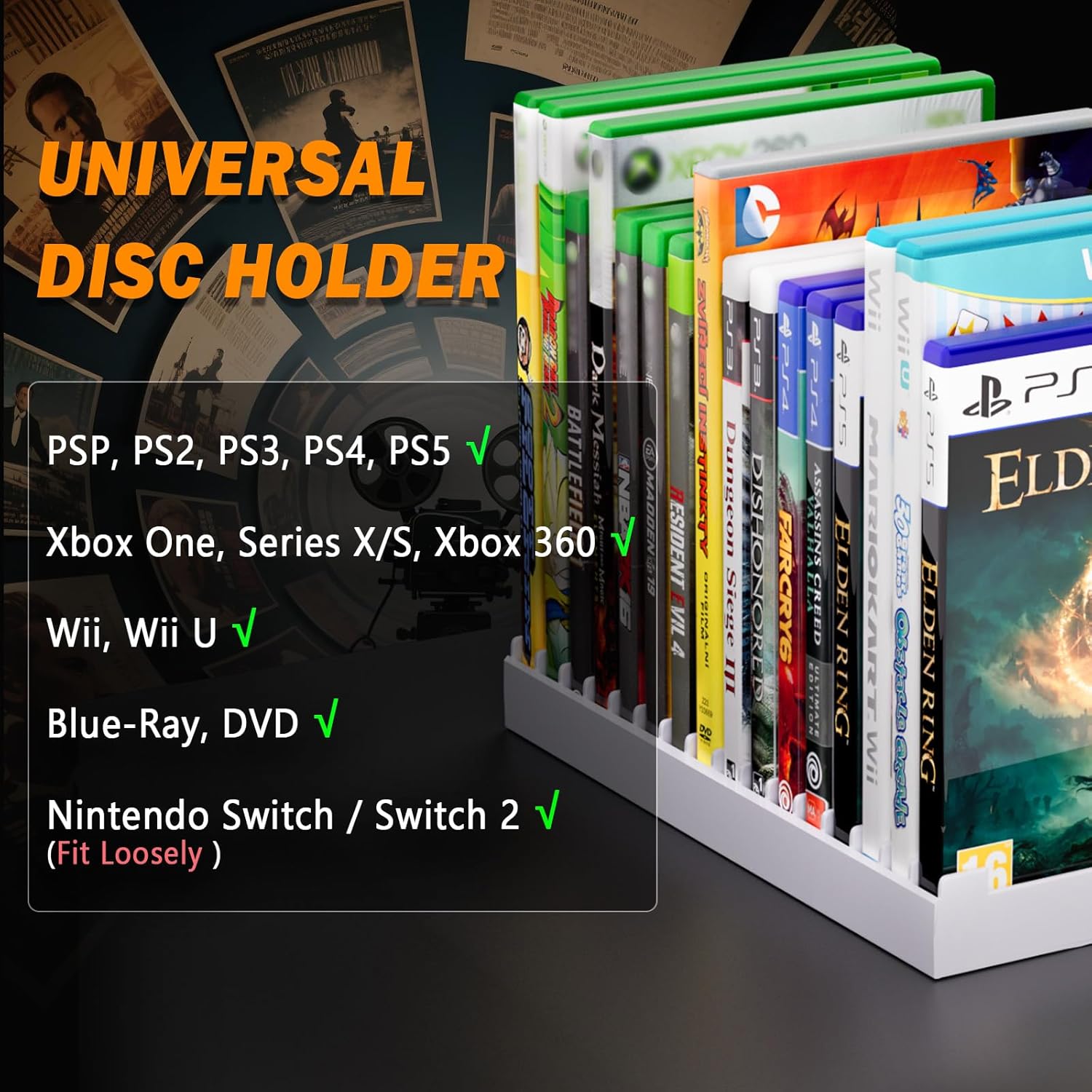 Video Game Storage Holder for  - đánh giá và giá Gaming Console Gta