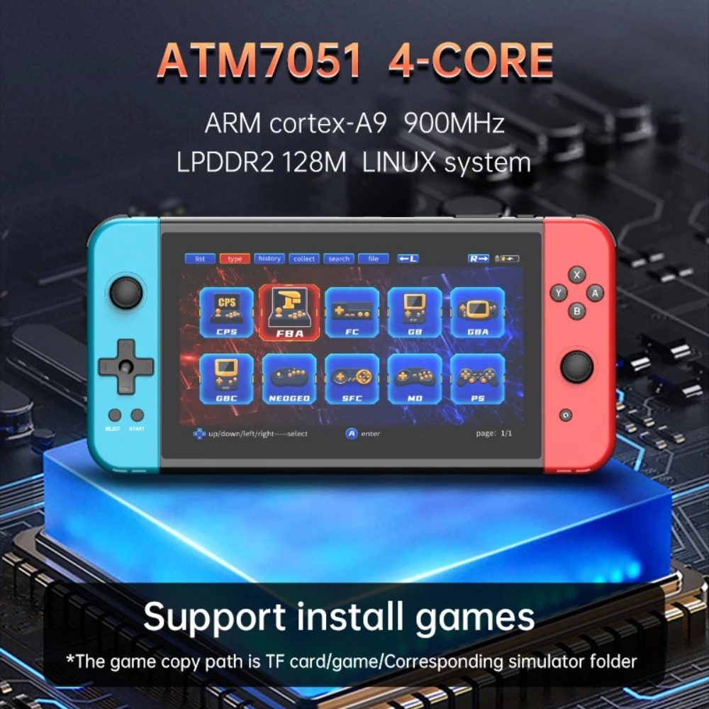 Powkiddy X70 Handheld Game Con - đánh giá và giá Gaming Console For Sale