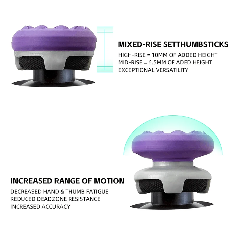 2Pcs Hand Grip Extenders Caps  - đánh giá và giá Gaming Console Tv Stick