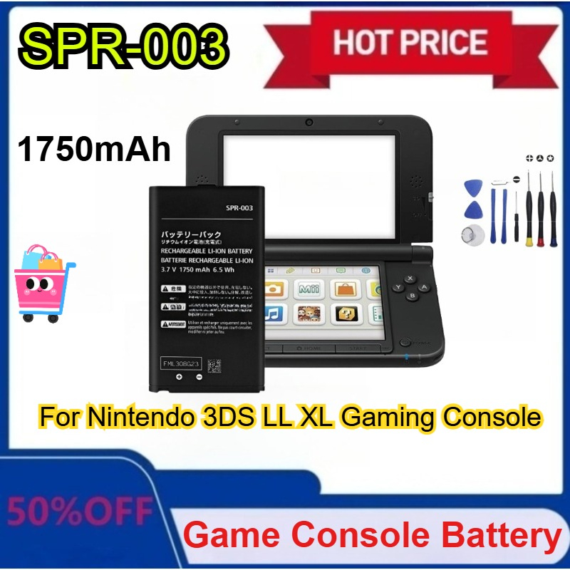 New 3.7V 1750mAh SPR-003 Lithi - đánh giá và giá Gaming Console All